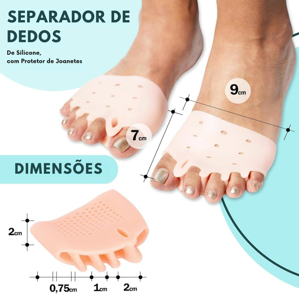 OrthoPad™ – Alivia a dor causada por joanetes e dedos tortos