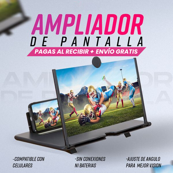 AMPLIADOR DE PANTALLA TIPO LUPA PARA CELULAR - [PROMOCIÓN DISPONIBLE SOLO HOY]