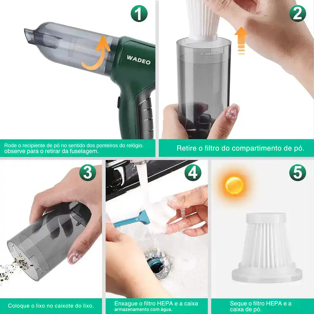 PowerMax™ Aspirador Portátil 3 em 1 - [PROMOÇÃO DISPONÍVEL APENAS HOJE]