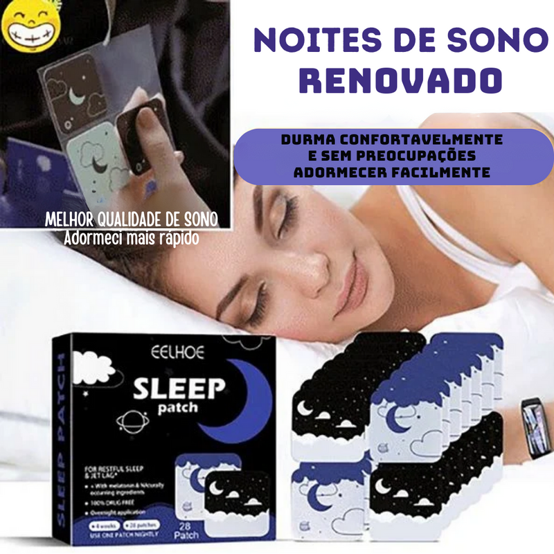 Sleep Patch™ Conjunto de 28 Patches para Ajudar a Conciliar o Sono - [PROMOÇÃO DISPONÍVEL APENAS HOJE]