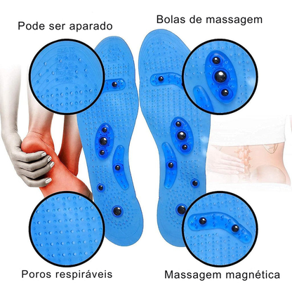 Neos™ Palmilhas Magnéticas com Reflexologia Podal - [PROMOÇÃO DISPONÍVEL APENAS HOJE]