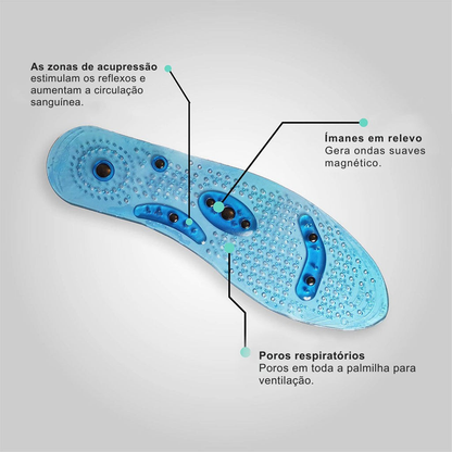 Neos™ Palmilhas Magnéticas com Reflexologia Podal - [PROMOÇÃO DISPONÍVEL APENAS HOJE]