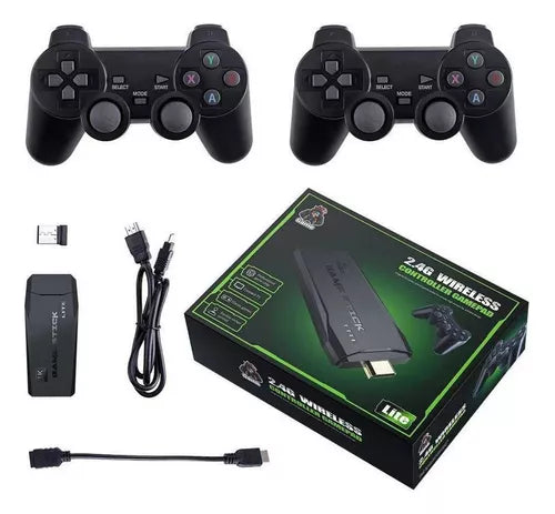 Game Stick Retro 4K - Com 10.000 Jogos + 2 Comandos de Oferta  - [PROMOÇÃO DISPONÍVEL SÓ HOJE]