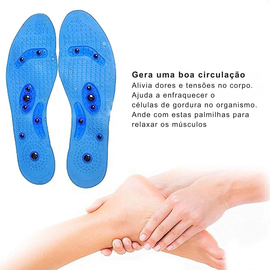 Neos™ Palmilhas Magnéticas com Reflexologia Podal - [PROMOÇÃO DISPONÍVEL APENAS HOJE]