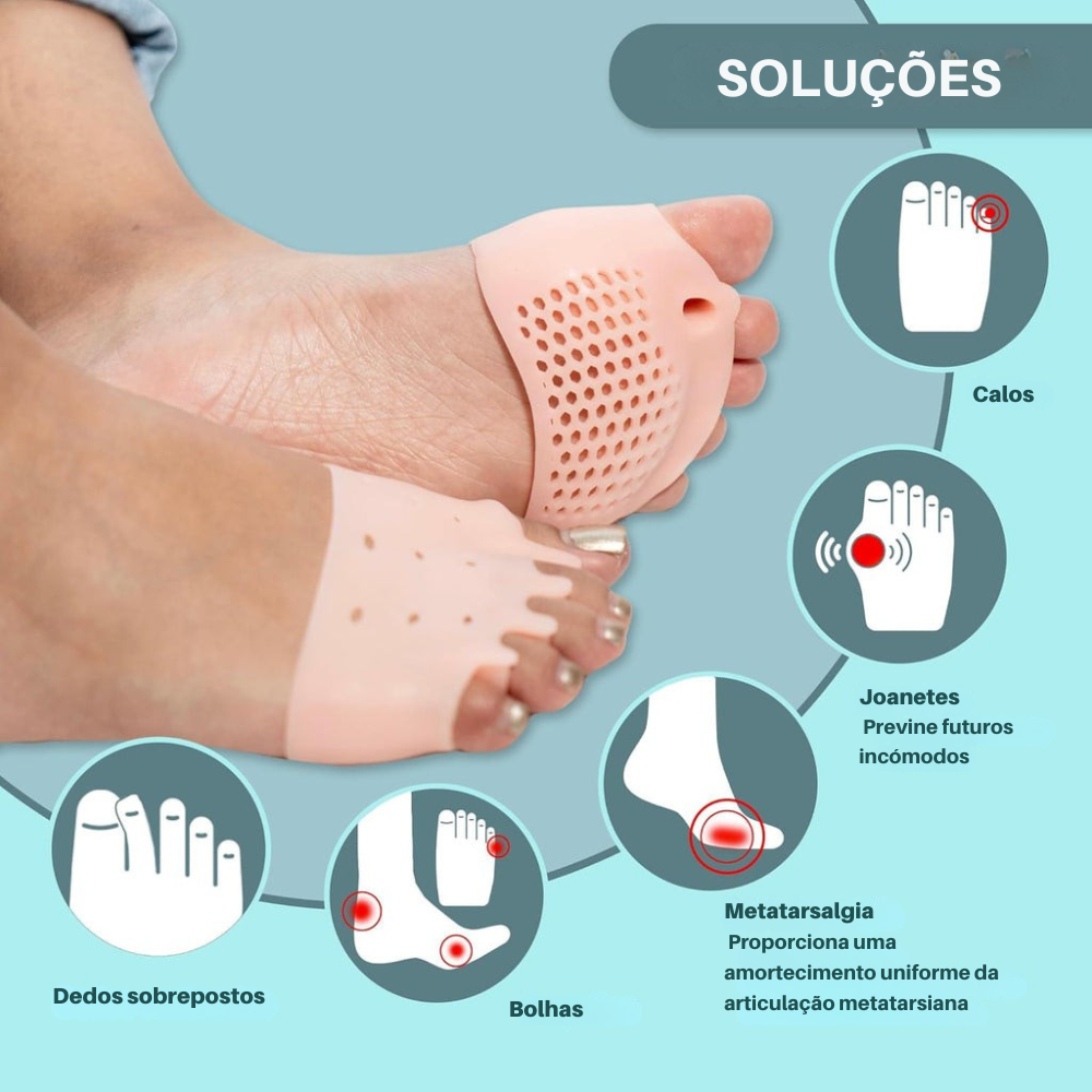 OrthoPad™ – Alivia a dor causada por joanetes e dedos tortos