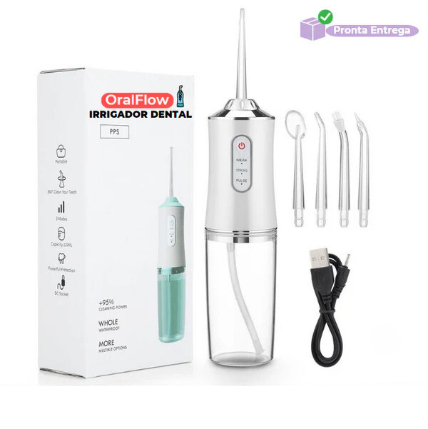 OralFlow™ Irrigador Dental + Kit de Acessórios Grátis! - [PROMOÇÃO DISPONÍVEL APENAS HOJE]