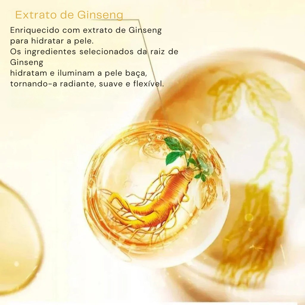 Sérum Ginseng® Colagénio Antienvelhecimento e Ácido Hialurónico - 50% DESCONTO + ENVIO GRÁTIS - [PROMOÇÃO DISPONÍVEL APENAS HOJE]