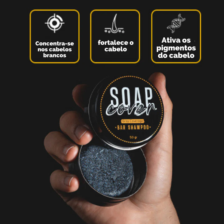 COVERSOAP™ SABONETE DE REMOÇÃO DE PÊLOS BRANCOS - [PROMOÇÃO DISPONÍVEL APENAS HOJE]