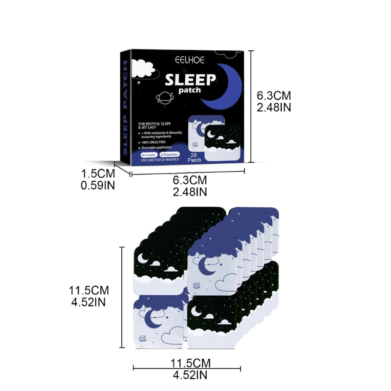 Sleep Patch™ Conjunto de 28 Patches para Ajudar a Conciliar o Sono - [PROMOÇÃO DISPONÍVEL APENAS HOJE]