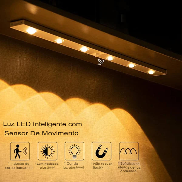 Luz LED com Sensor de Movimento - [PROMOÇÃO DISPONÍVEL SÓ HOJE]