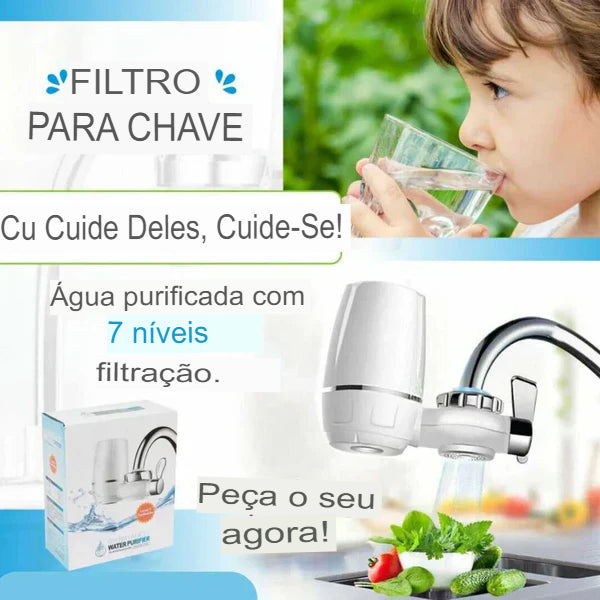 AquaClean™ Filtro Purificador de Água K-Factor - [PROMOÇÃO DISPONÍVEL SÓ HOJE]