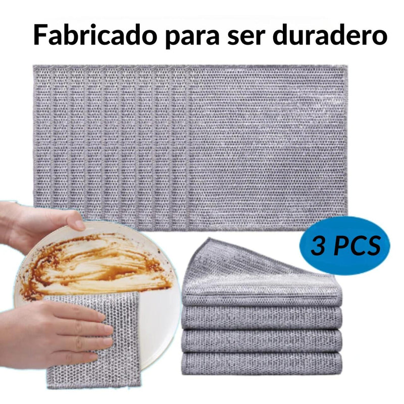 CleanPro™ Panos Mágicos de Limpeza - Pack 5 - [PROMOÇÃO DISPONÍVEL APENAS HOJE]