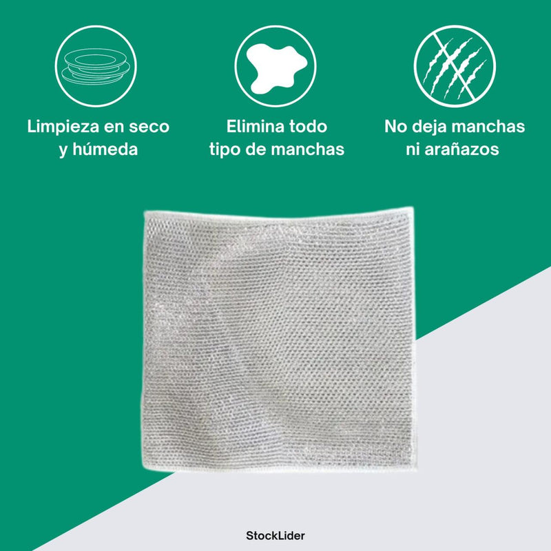 CleanPro™ Panos Mágicos de Limpeza - Pack 5 - [PROMOÇÃO DISPONÍVEL APENAS HOJE]