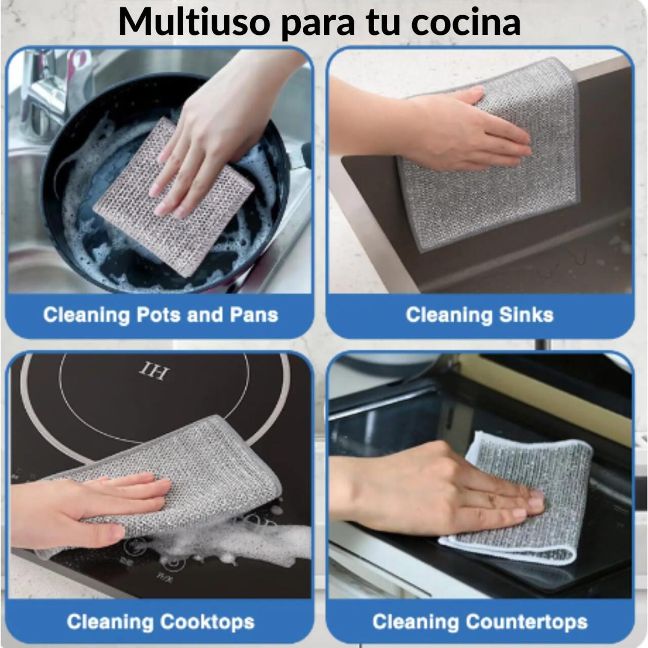 CleanPro™ Panos Mágicos de Limpeza - Pack 5 - [PROMOÇÃO DISPONÍVEL APENAS HOJE]