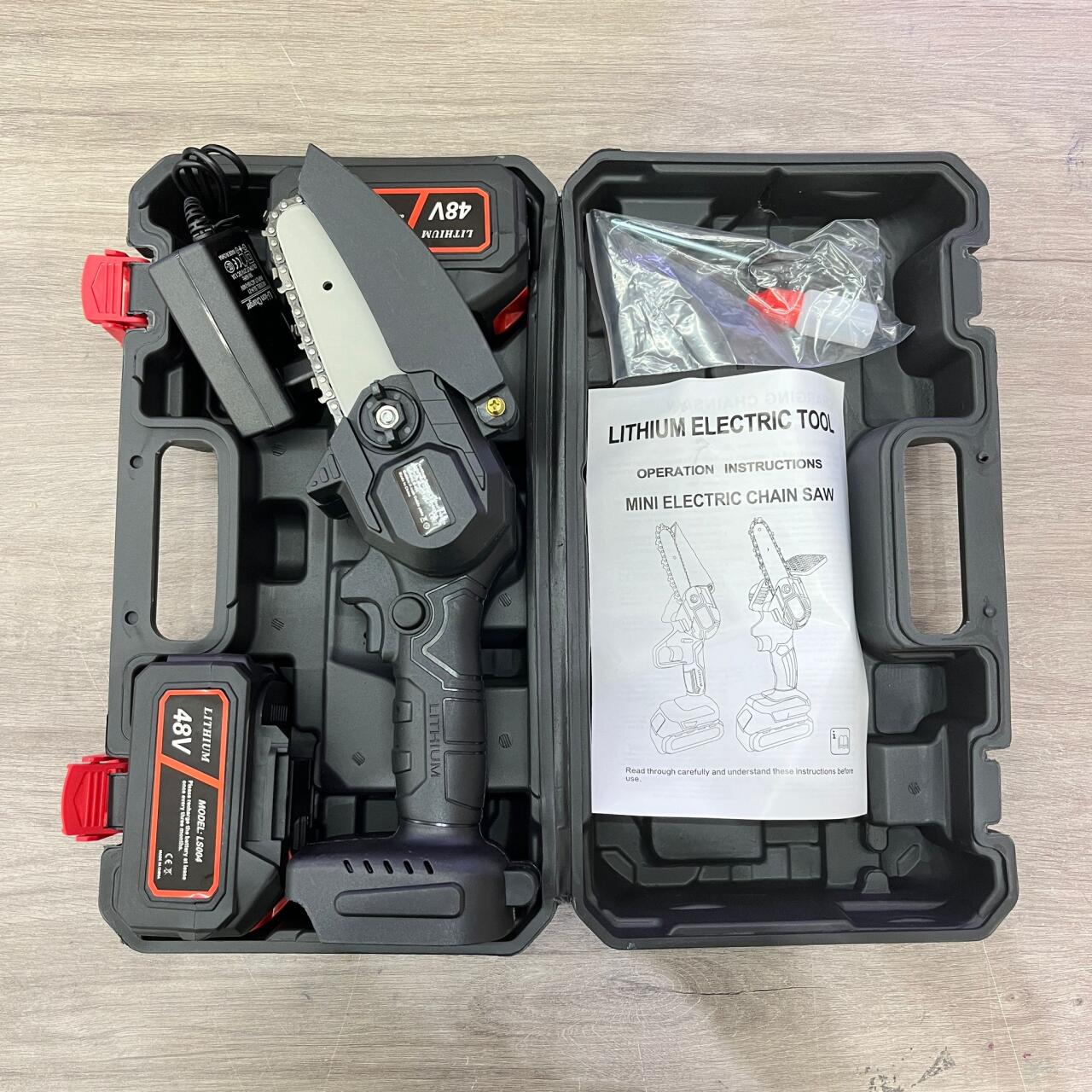 PowerCut™ Mini Motosserra Sem Fios com 2 Baterias - ENVIO GRÁTIS - [PROMOÇÃO DISPONÍVEL APENAS HOJE]